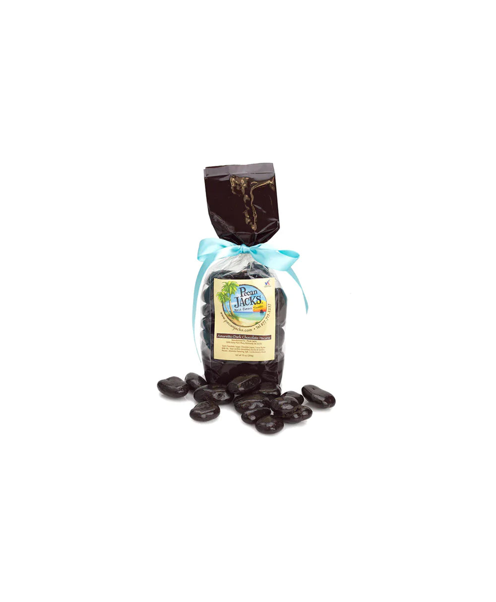 Amaretto Chocolate Pecans 10 oz