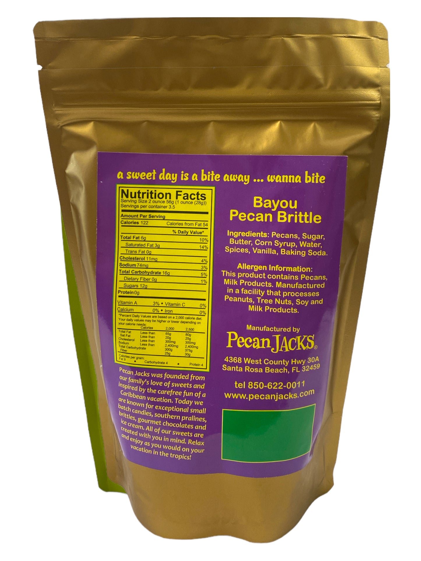 Bayou Pecan Brittle 6oz